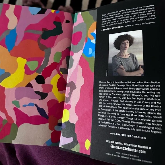 The First Bad Man, novel by artist, writer, director, Miranda July Hard cover - Picture 4 of 4